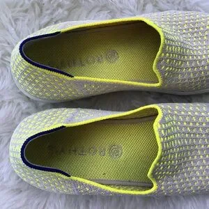 Rothy’s Original Sunshine Yellow Honeycomb Comfort Sneakers s-l400.jpg main image 3